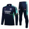 Arsenal Ensemble Sweat d'Entraînement Quarter-Zip 22-23 Bleu Vert Pour Homme